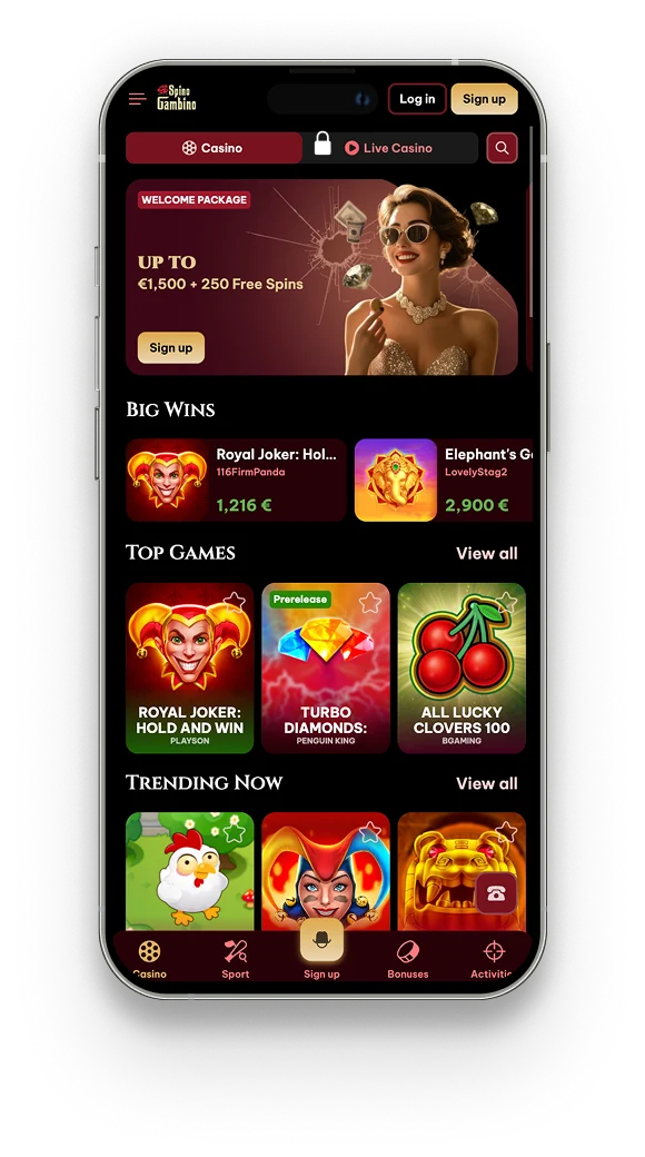 Bonuskong application